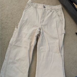 Aritzia TNA Creamy Cargo Pants